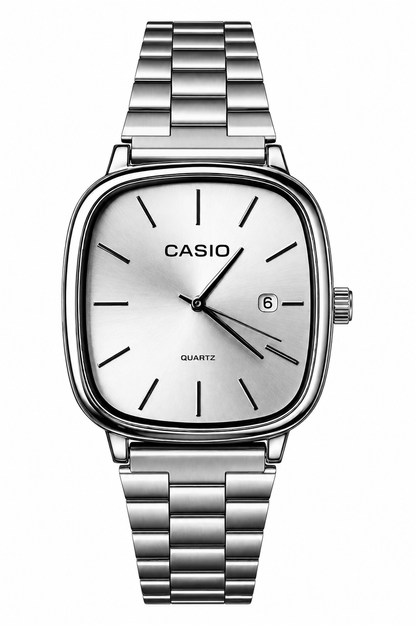 Montre Élégance Acier – Cadran Noir