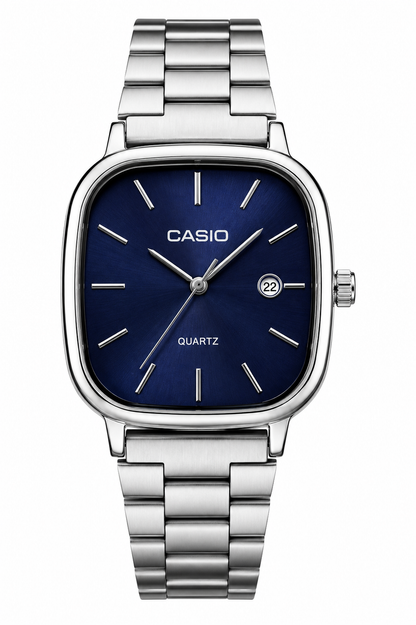 Montre Élégance Acier – Cadran Noir