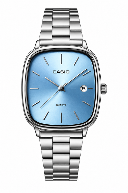Montre Élégance Acier – Cadran Noir
