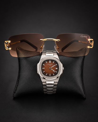 ⌚😎 Le duo parfait pour un style élégant au quotidien !