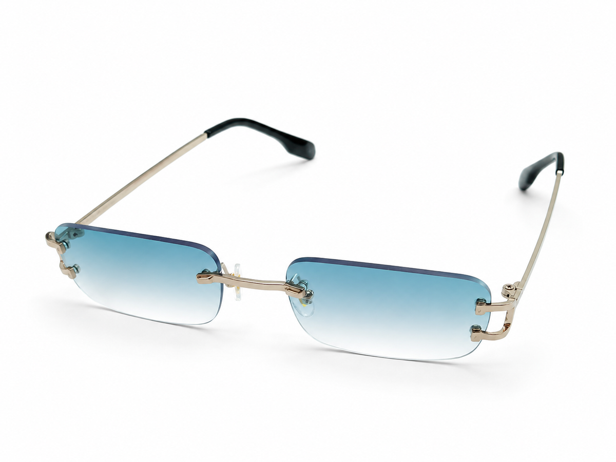 Lunettes Luxe Élégance – Design Sans Monture & 4 Coloris